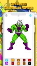 Color By Number Superhero Coloring Book Pixel Art截图5