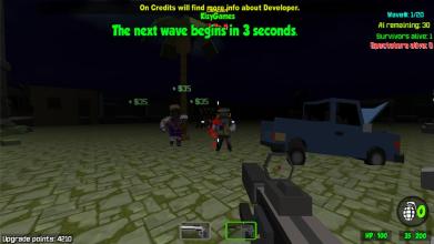 Combat Pixel Arena 3D - Zombie Survival截图2