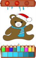 Teddy Bear Coloring and Painting Book截图2