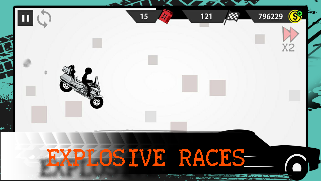 Stickman Racer : Drawing Survival Road截图3