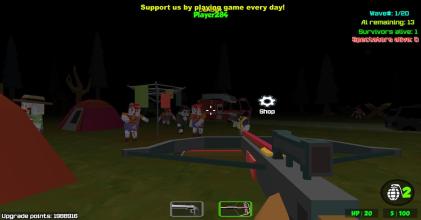 Combat Pixel Arena 3D - Zombie Survival截图4