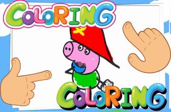 Coloring Book Pepa Cartoon For Pig Page截图1