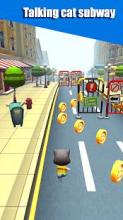 Talking Cat Subway Surf: Simulator Pet Pun截图4