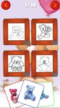 Teddy Bear Coloring and Painting Book截图3