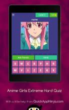 Anime Girls Extreme Hard Quiz App截图1