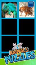 Animals of Puzzles: Free Sliding Puzzle Game截图1