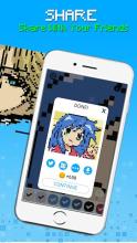 Manga Pixel Art - Anime Coloring By Number截图1