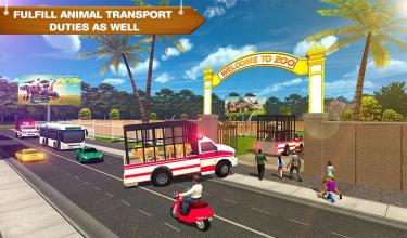 Animal Transport Zoo Construction Games截图1