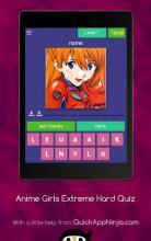 Anime Girls Extreme Hard Quiz App截图3