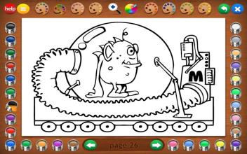 Coloring Book 5 Lite: Alphabet Train截图3