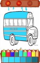 Coloring Bus - Drawing Book截图1