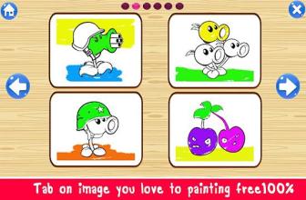 Painting Plant vs Coloring - Zombie Vegetable截图5