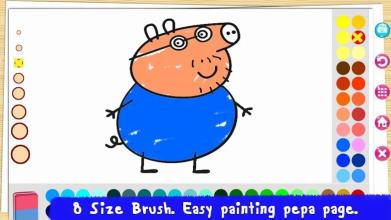 New Pepa Coloring Book - Cartoon Painting截图5