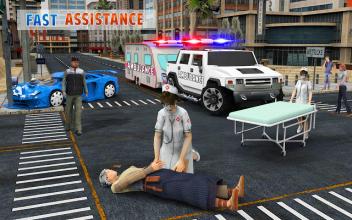 Camper Van Ambulance Driver Rescue Duty截图1