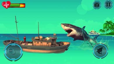 Evil Shark Attack : Angry Shark Games 2019截图1