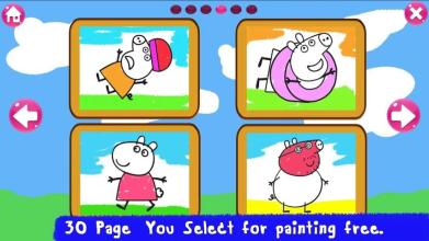 New Pepa Coloring Book - Cartoon Painting截图4