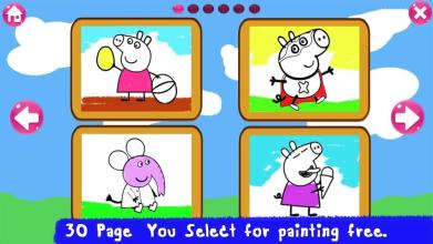 New Pepa Coloring Book - Cartoon Painting截图2