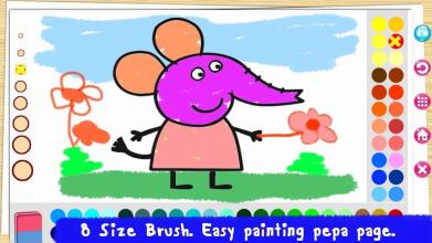 New Pepa Coloring Book - Cartoon Painting截图3