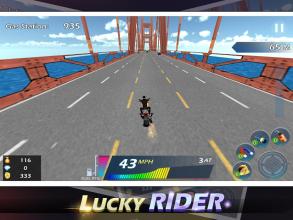 Lucky Rider - Crazy Moto Racing Game截图2