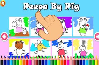 Pig Coloring book Pepaa Cartoon截图1