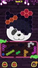 Panda Hexa Glow Puzzle截图2