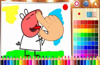 Pig Coloring book Pepaa Cartoon截图5