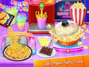 Movie Night Party - Yummy Pizza, Soda & Popcorn截图2