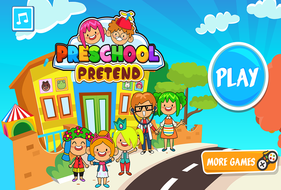Pretend Preschool - Kids School Learning Games截图5