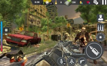 Deadly Zombie Fighter Frontline Battle 2019截图2