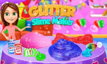 Crazy Glitter Slime Fun: Real Fluffy Simulator截图2