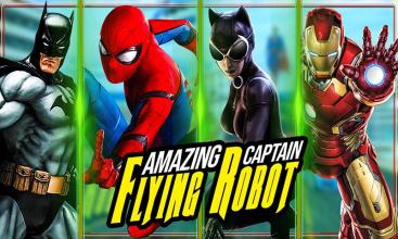 Amazing Flying Robot Captain : City Rescue Battle截图2