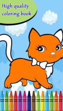 Cute Cats Coloring pages截图2