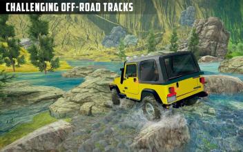 Offroad Jeep Simulator 2019: Mountain Drive 3d截图1