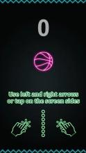 Neon Dunk – Tap & Dunk Bouncing Ball Game截图1