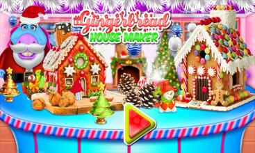 DIY Gingerbread House Cake Maker! Cooking Game截图2