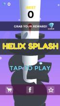 Helix Splash: Spiral Bouncing Ball Jump Tower截图2