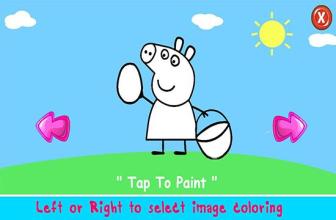 Paint Pepa Book - Coloring pig for Kids截图2