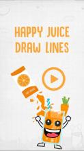 Happy Juice Glass – Line Drawing截图2