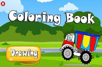 Kids Coloring Book - for Truck tractor截图2