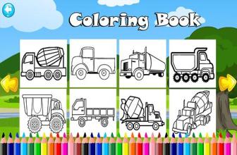 Kids Coloring Book - for Truck tractor截图1