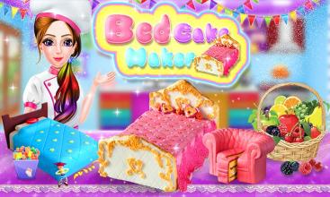 Princess Delicious Bed Cake Cooking Game截图2