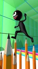 Stickman Run 4D - Fun Run截图2