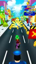 Subway Superheroes Fun Run:Endless Runner Game截图1