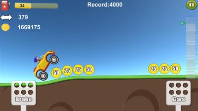 Hill Racing Mania: Mountain Climb Racer截图1