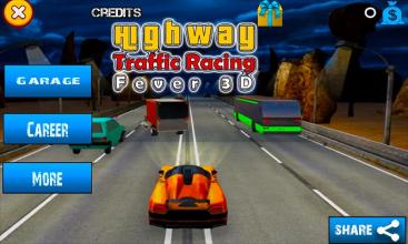 Highway Traffic Racer Car 3D截图2