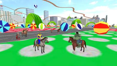 Superheroes Horse Stunt Racing Games截图2