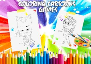 Coloring pj * Pages Books截图1