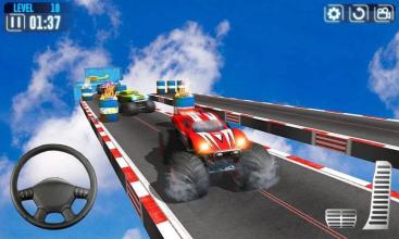 Impossible Stunts - Monster Truck Driving 3D截图1