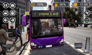 Bus Simulator - Coach Bus City Driving 3D截图1