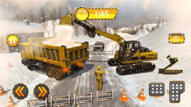 Snow Excavator Simulator Heavy Machine 18截图2